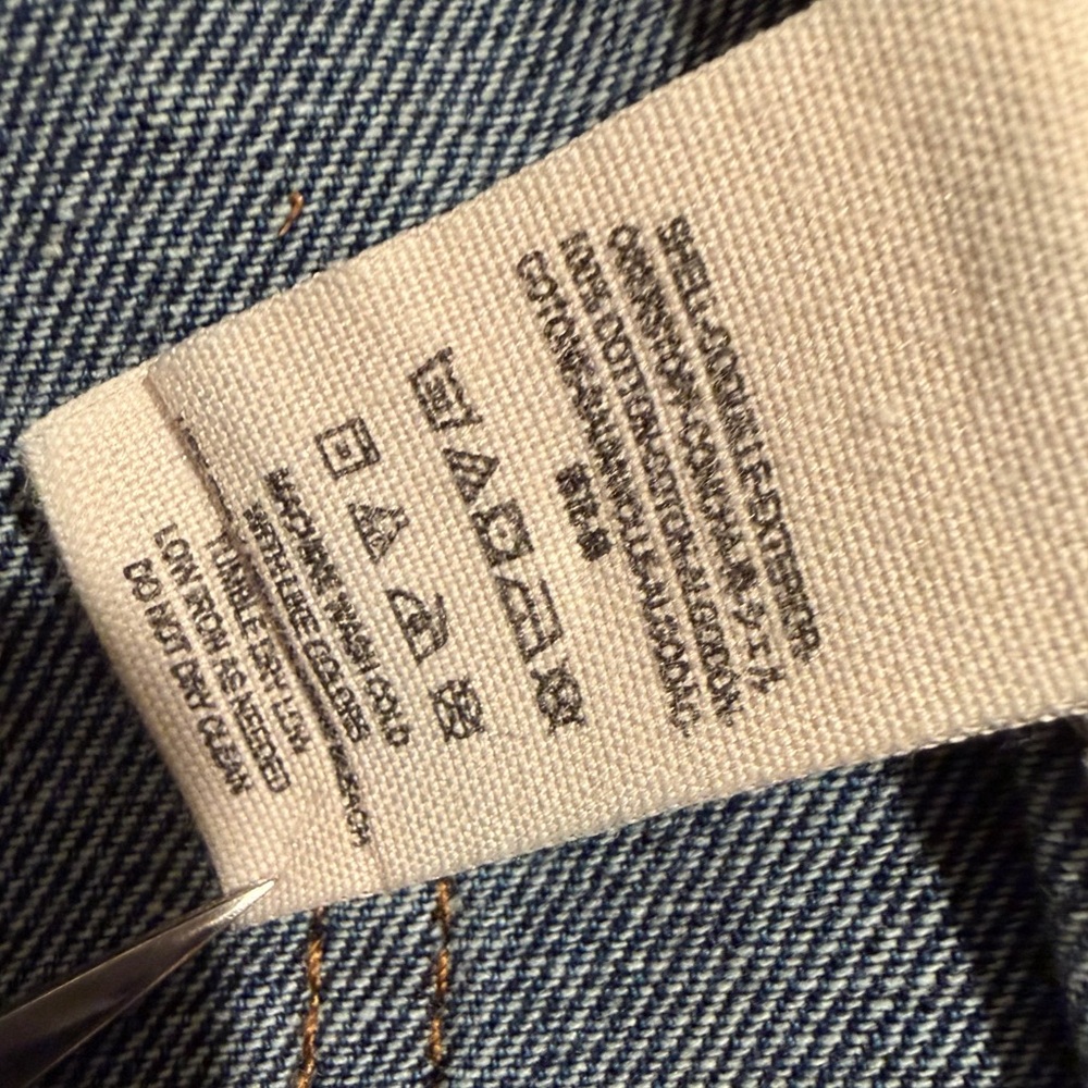 Free People Leanne Patchwork Denim Maxi Skirt Size 28 - Picture 10 of 16